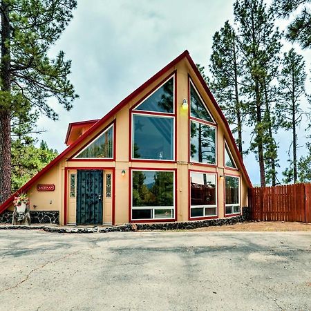 A-Frame Ruidoso Retreat With Deck, Grill And Views! Villa Luaran gambar