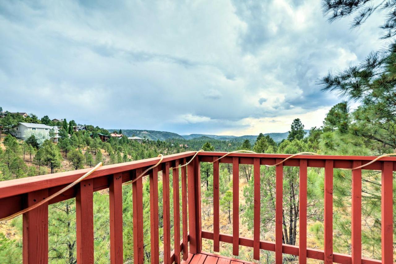 A-Frame Ruidoso Retreat With Deck, Grill And Views! Villa Luaran gambar